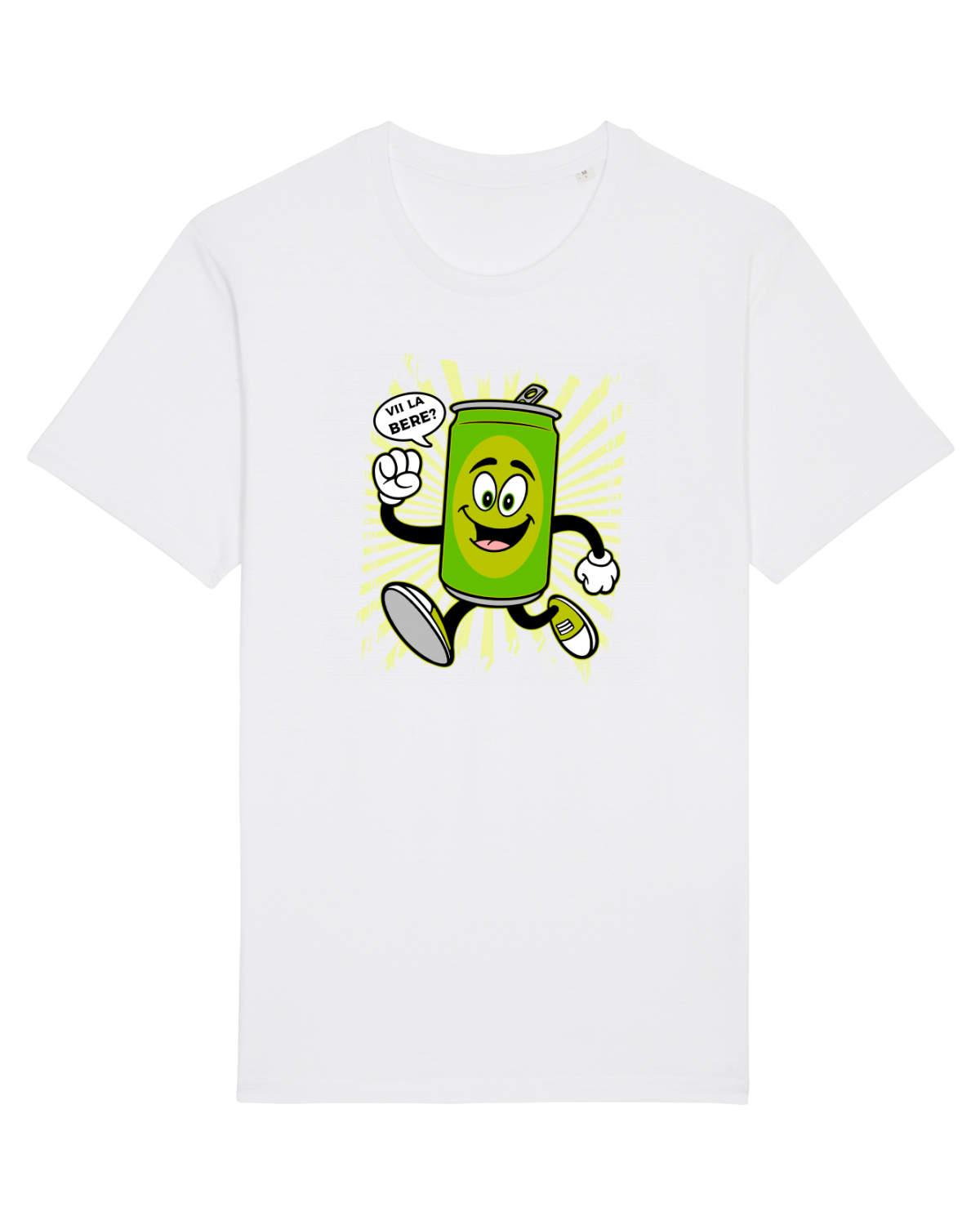 Tricou mânecă scurtă Unisex Rocker White