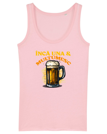 INCA UNA & MULTUMESC (tricou practic pentru mers la bere) Cotton Pink