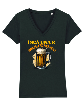 INCA UNA & MULTUMESC (tricou practic pentru mers la bere) Black