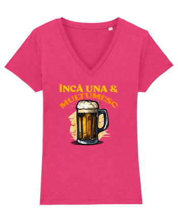 INCA UNA & MULTUMESC (tricou practic pentru mers la bere) Raspberry