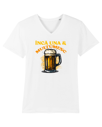 INCA UNA & MULTUMESC (tricou practic pentru mers la bere) White