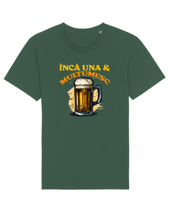 INCA UNA & MULTUMESC (tricou practic pentru mers la bere) Bottle Green