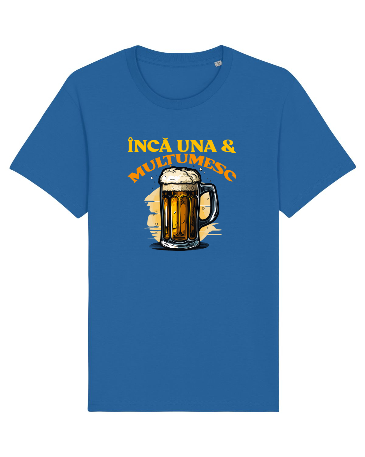 Tricou mânecă scurtă Unisex Rocker Royal Blue