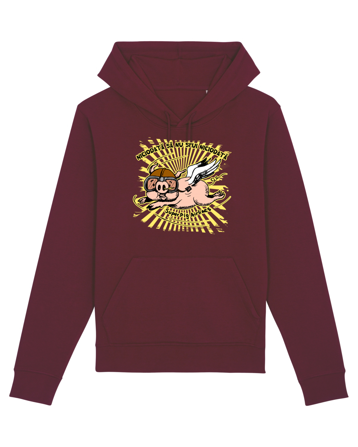 Hanorac Unisex Drummer Burgundy