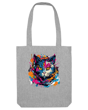 Pisica graffiti Heather Grey