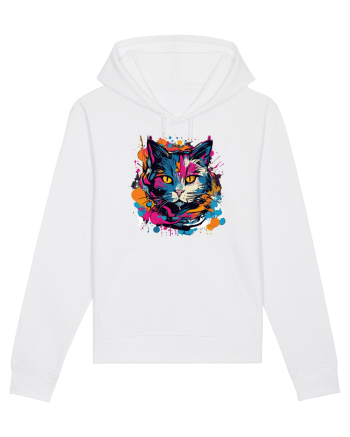 Pisica graffiti White