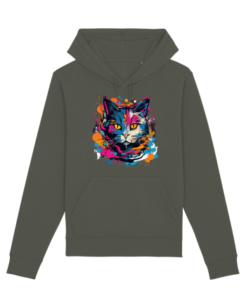 Pisica graffiti Khaki