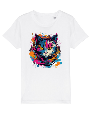 Pisica graffiti White