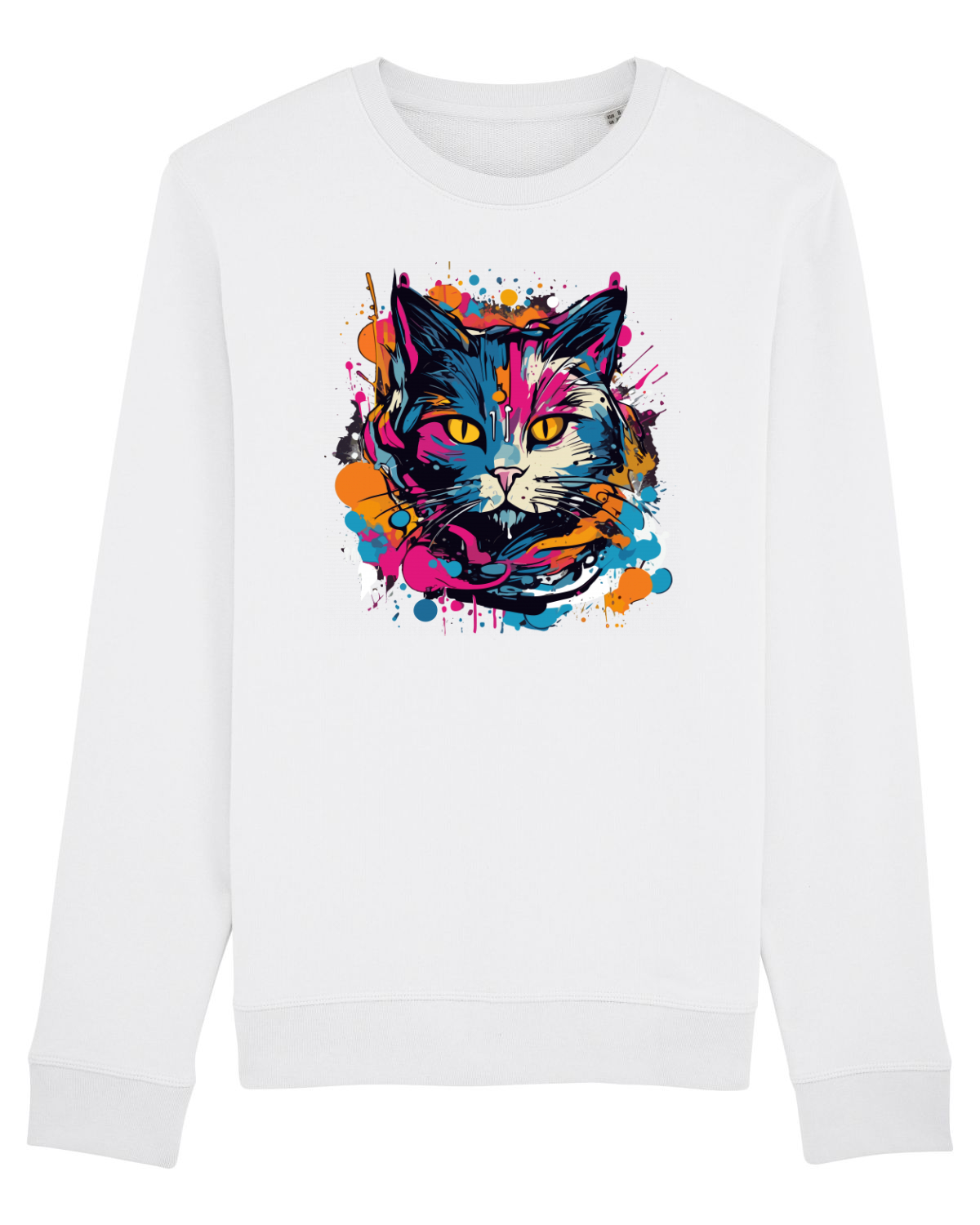 Bluză mânecă lungă Unisex Rise White