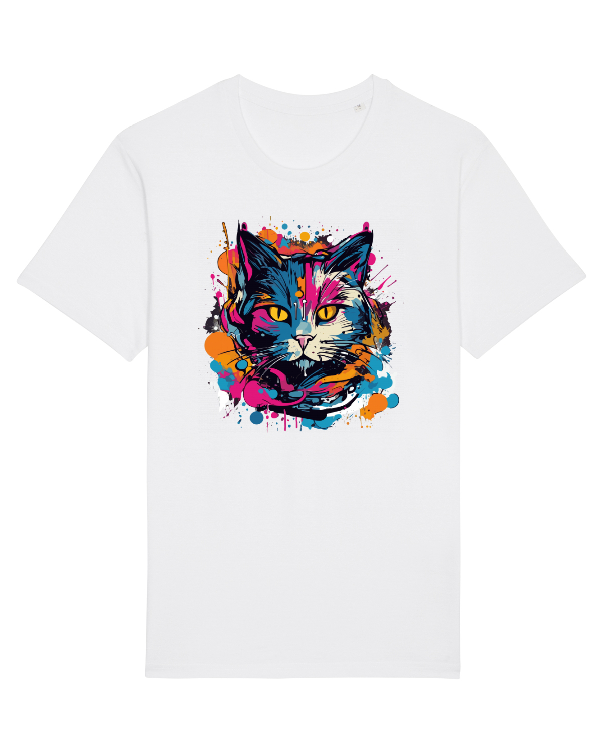 Tricou mânecă scurtă Unisex Rocker White