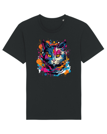 Pisica graffiti Black
