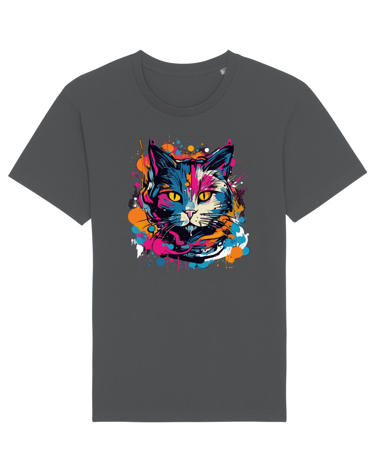 Tricou mânecă scurtă Unisex Rocker Anthracite