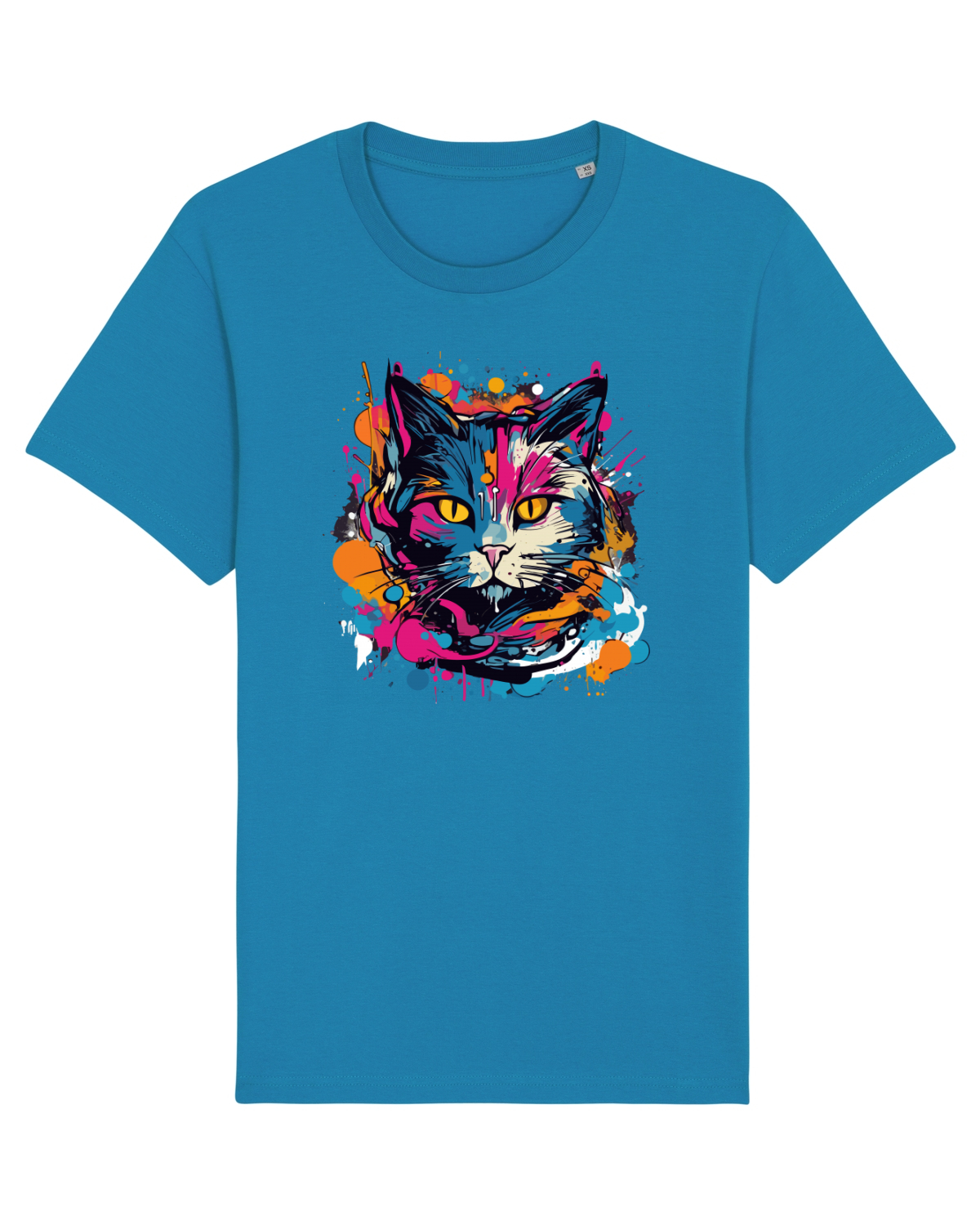 Tricou mânecă scurtă Unisex Rocker Azur