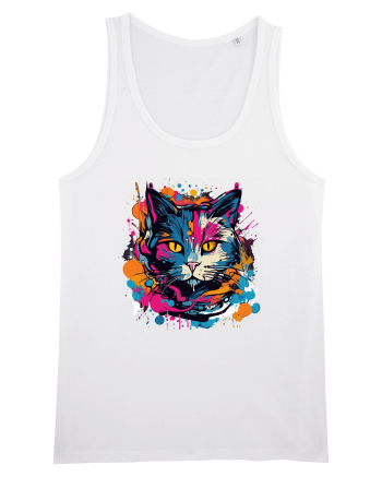 Pisica graffiti White