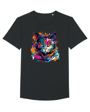 Pisica graffiti Black