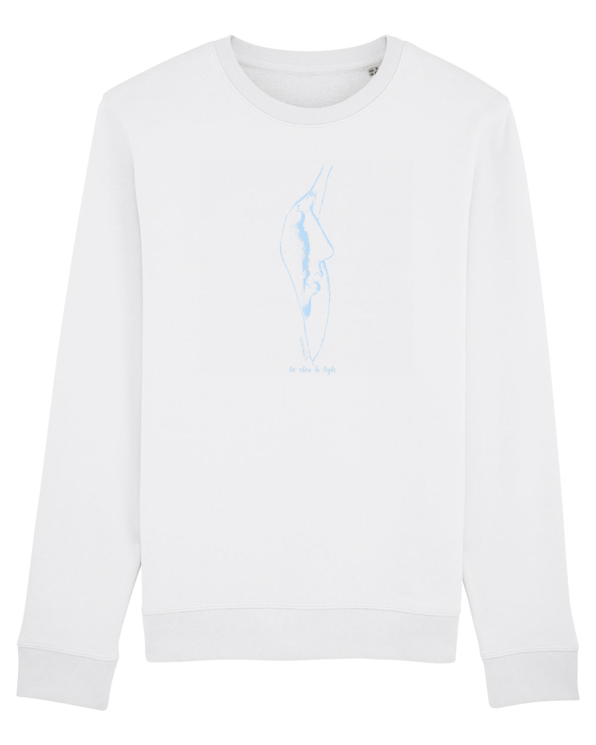 Bluză mânecă lungă Unisex Rise White