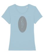 Let there be light 5 (sa fie lumina - joc spatiu negativ) Tricou mânecă scurtă guler larg fitted Damă Expresser