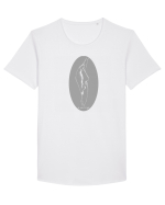 Let there be light 5 (sa fie lumina - joc spatiu negativ) Tricou mânecă scurtă guler larg Bărbat Skater