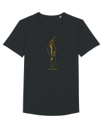 Sa fie lumina! 3 (joc spatiu negativ) Tricou mânecă scurtă guler larg Bărbat Skater