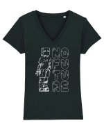 No Future Jeff  Tricou mânecă scurtă guler V Damă Evoker