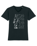 No Future Jeff  Tricou mânecă scurtă guler V Bărbat Presenter