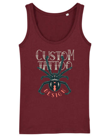 Custom Tattoo Design Burgundy
