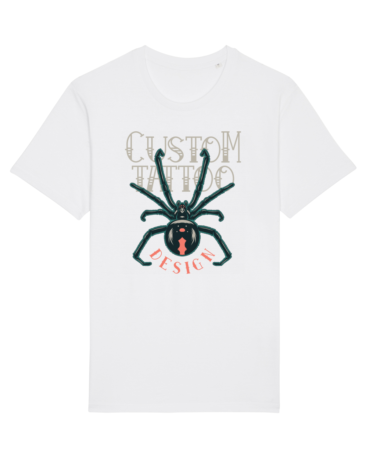 Tricou mânecă scurtă Unisex Rocker White