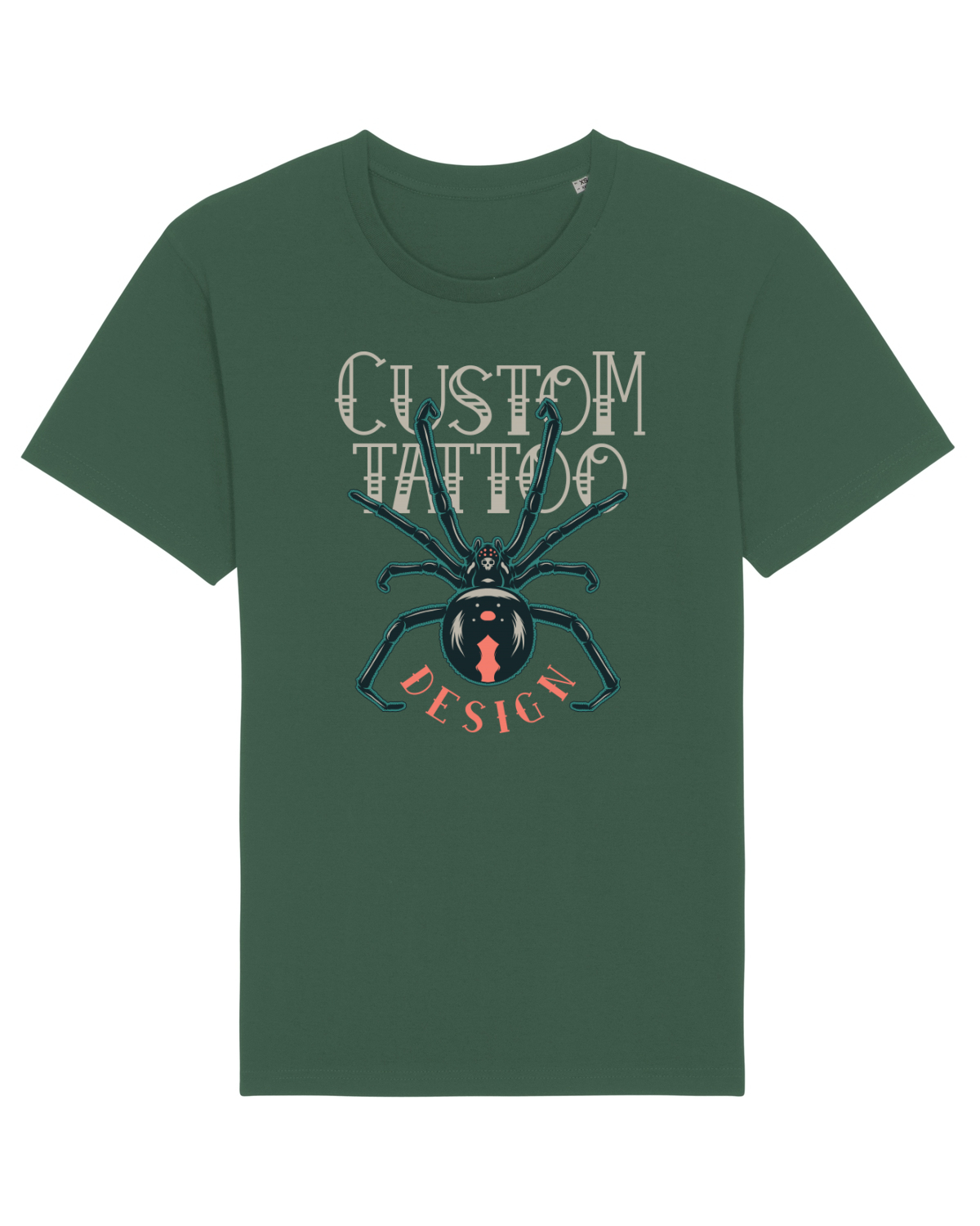Tricou mânecă scurtă Unisex Rocker Bottle Green