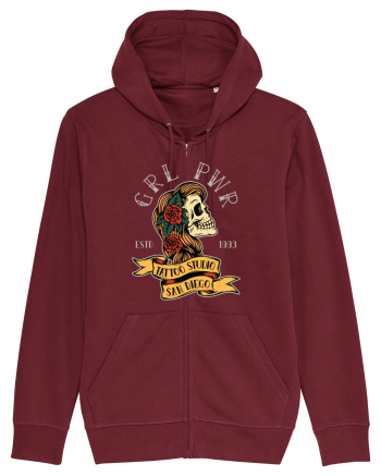 Girl Power GRL PWR Burgundy