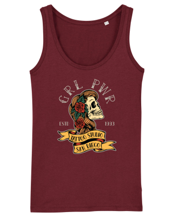Girl Power GRL PWR Burgundy