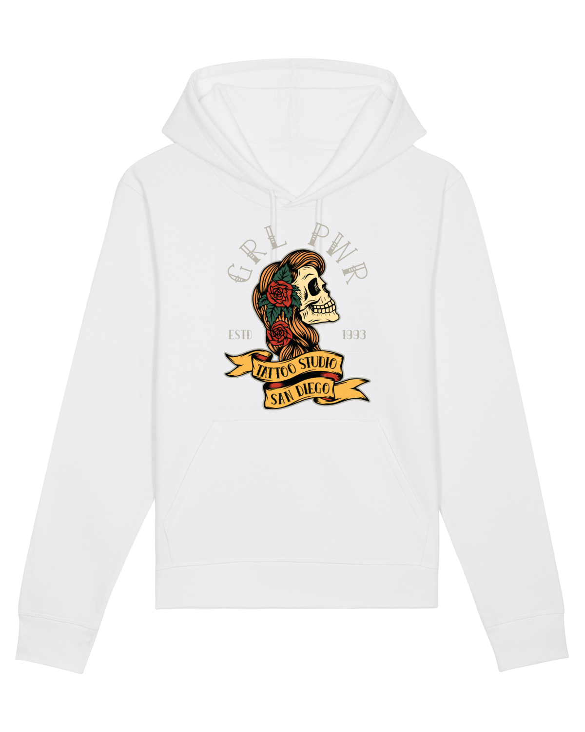 Hanorac Unisex Drummer White