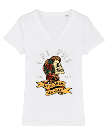 Girl Power GRL PWR White