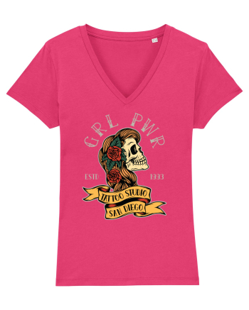 Girl Power GRL PWR Raspberry
