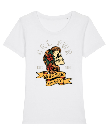 Girl Power GRL PWR White