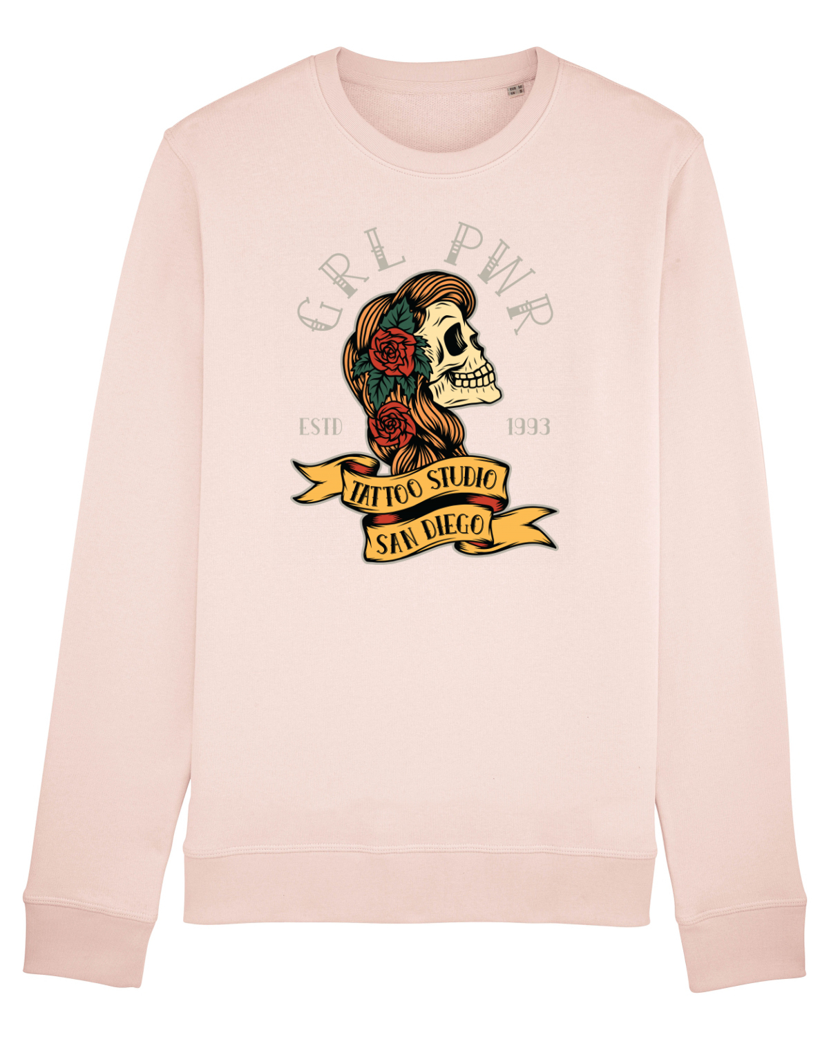 Bluză mânecă lungă Unisex Rise Candy Pink