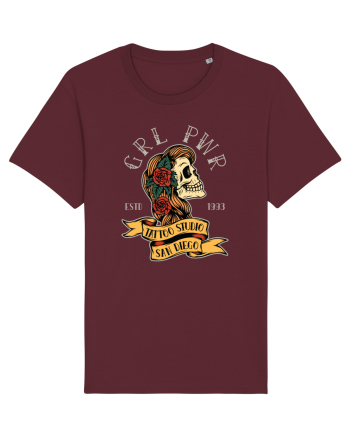 Girl Power GRL PWR Burgundy
