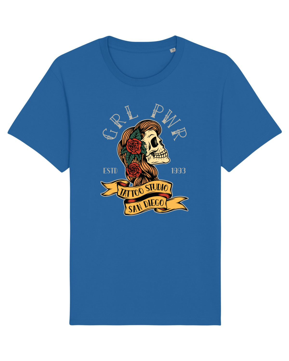 Tricou mânecă scurtă Unisex Rocker Royal Blue