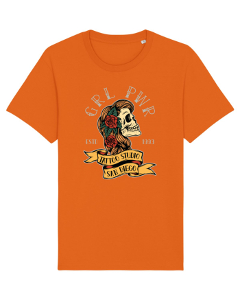 Girl Power GRL PWR Bright Orange
