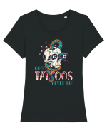 Good Tattoos Never Die Tricou mânecă scurtă guler larg fitted Damă Expresser