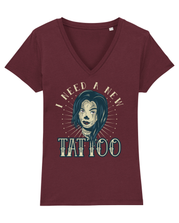 I Need A new Tattoo Burgundy
