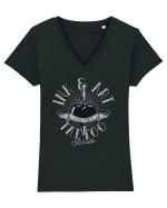 Ink And Art Tattoo Studio Tricou mânecă scurtă guler V Damă Evoker