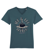 Ink And Art Tattoo Studio Tricou mânecă scurtă guler V Bărbat Presenter
