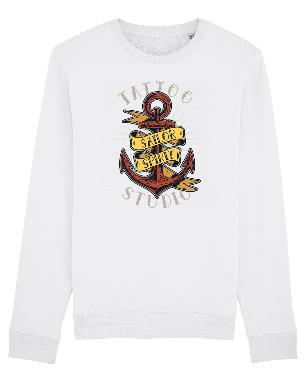 Bluză mânecă lungă Unisex Rise White