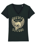 Tattoo Design Studio Tricou mânecă scurtă guler V Damă Evoker