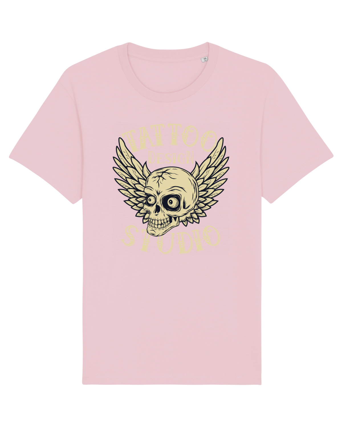 Tricou mânecă scurtă Unisex Rocker Cotton Pink