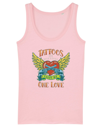 Tattoos And Rock' N' Roll One Love Cotton Pink
