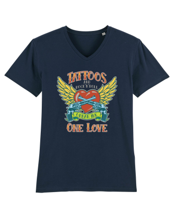 Tattoos And Rock' N' Roll One Love French Navy