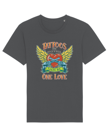 Tattoos And Rock' N' Roll One Love Anthracite