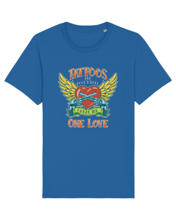 Tattoos And Rock' N' Roll One Love Royal Blue