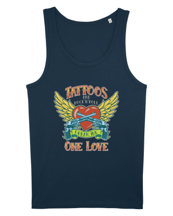Tattoos And Rock' N' Roll One Love Navy